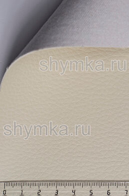 Eco leather Alba Dollaro №512 IVORY width 1,4m thickness 1,2mm