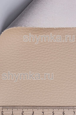 Eco leather Alba Dollaro №517 LIGHT-BEIGE width 1,4m thickness 1,2mm