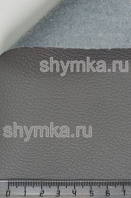 Eco leather ALBA Project D 520 DARK-GREY thickness 1,2mm width 1,4m