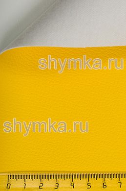 Eco leather ALBA Project D 522 YELLOW thickness 1,2mm width 1,4m