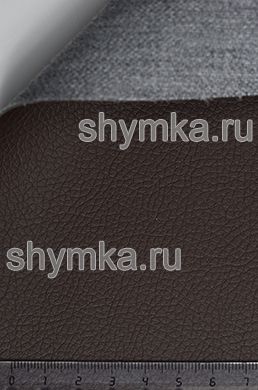 Eco leather Art-Vision 1 №192 DARK-BROWN width 1,38m thickness 1,2mm
