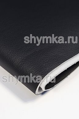 Eco leather Art-Vision 1 on foam rubber 3mm (THREE) and spunbond №101 BLACK width 1,38m