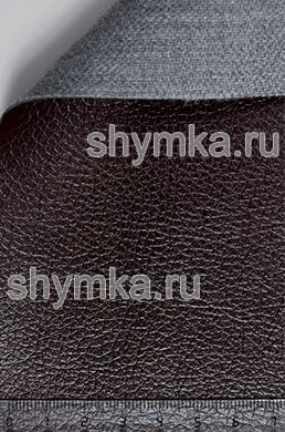 Eco leather Art-Vision 2 №142 DARK-BROWN width 1,38m thickness 1,2mm