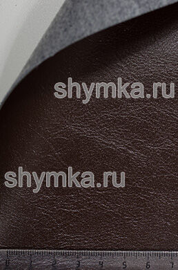 Eco leather Art-Vision 2 №348 DARK-CHOCOLATE width 1,38m thickness 1,2mm