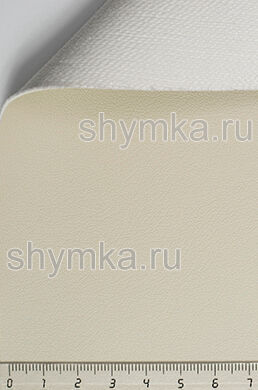 Eco leather Art-Vision 2 №212M IVORY width 1,38m thickness 1,2mm