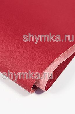 Eco microfiber leather Dakota D 2181 BRIGHT-RED width 1,4m thickness 1,5mm