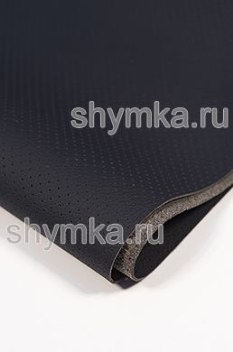Eco microfiber leather with perforation GT 2107 ANTHRACITE thickness 1,5mm width 1,4m