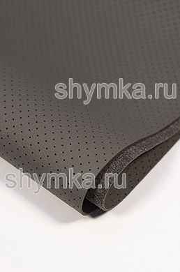 Eco microfiber leather with perforation GT 3596 GREY thickness 1,5mm width 1,4m