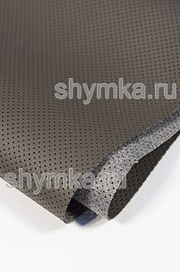 Eco microfiber leather with perforation Nova 836 KHAKI thickness 1,5mm width 1,4m