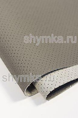 Eco microfiber leather Schweitzer BMW with perforation 4178 GREY thickness 1,3mm width 1,35m