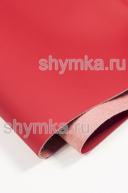 Eco microfiber leather Schweitzer Nappa 1376 EMPEROR CHERRY RED thickness 1,2mm width 1,35m