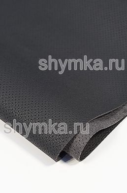 Eco microfiber leather Schweitzer BMW with perforation 1018 ANTHRACITE thickness 1,3mm width 1,35m