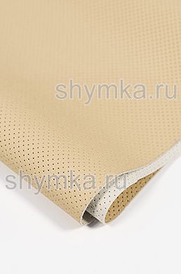 Eco microfiber leather Schweitzer BMW with perforation 2550 SAFFRON thickness 1,3mm width 1,35m