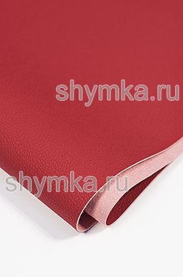 Eco microfiber leather Schweitzer BMW 1012 ROSSO thickness 1,3mm width 1,35mm
