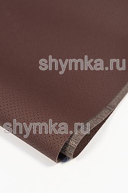 Eco microfiber leather Schweitzer BMW with perforation 3685 REDWOOD thickness 1,3mm width 1,35m