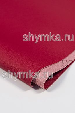 Eco microfiber leather Schweitzer BMW 1376 EMPEROR CHERY RED thickness 1,3mm width 1,35m