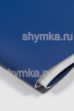 Eco leather on foam rubber 3mm (THREE) and spunbond Oregon SLIM BLUE width 1,4m