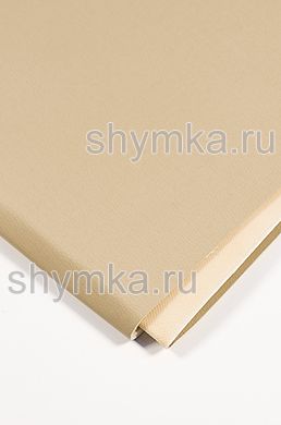 Eco leather on foam rubber 3mm (THREE) and beige spunbond 60g/sq.m Oregon SLIM BEIGE DISCOUNT width 1,4m