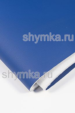 Eco leather on foam rubber 5mm and spunbond Oregon SLIM BLUE width 1,4m