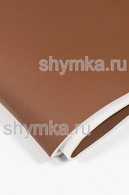 Eco leather on foam rubber 5mm and spunbond Oregon SLIM DARK-BROWN width 1,4m