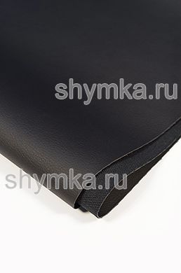 Eco leather Oregon STRONG BLACK and black backing width 1,4m thickness 1mm