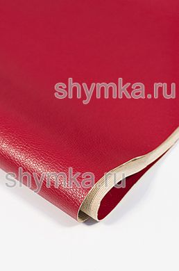 Eco leather Oregon SLIM RED GLITTER width 1,4m thickness 0,85mm