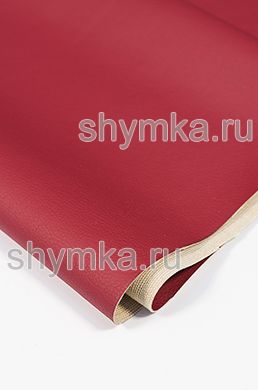 Eco leather Oregon SLIM RED width 1,4m thickness 0,85mm