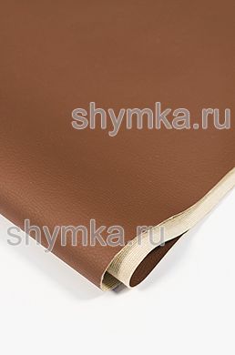 Eco leather Oregon SLIM DARK-BROWN width 1,4m thickness 0,85mm