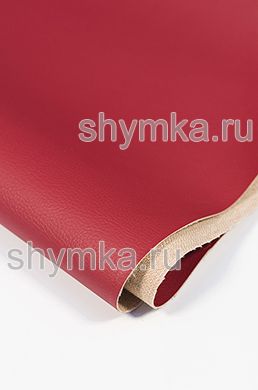 Eco leather Oregon STRONG RED width 1,4m thickness 1mm