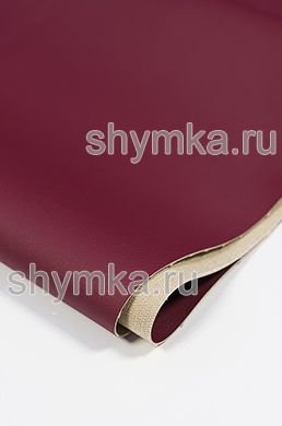 Eco leather Oregon SLIM DARK-RED width 1,4m thickness 0,85mm
